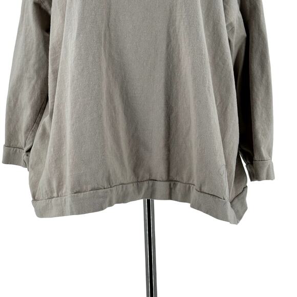 Bryn Walker Womens Oversized Hoodie Size Small Lightweight Minimalist Lagenlook - Picture 3 of 8